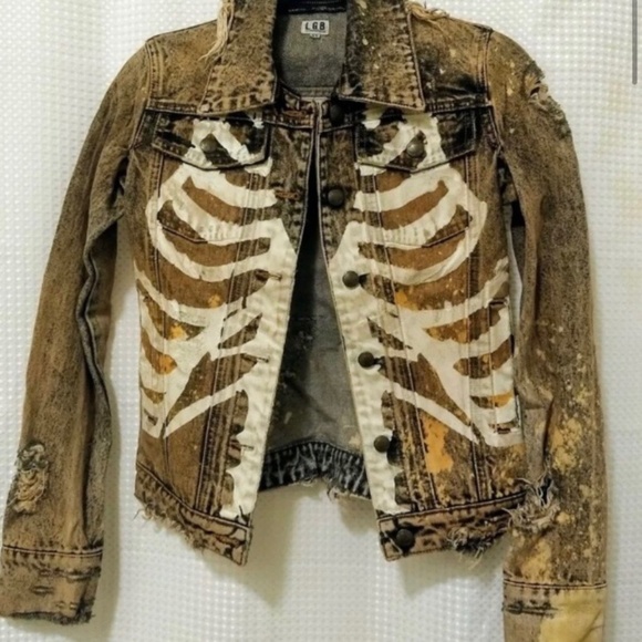 ジャケット・アウター 00s archive L.G.B. denim jacket grunge Le Grande Bleu | Jackets & Coats | Lgb Distressed Denim